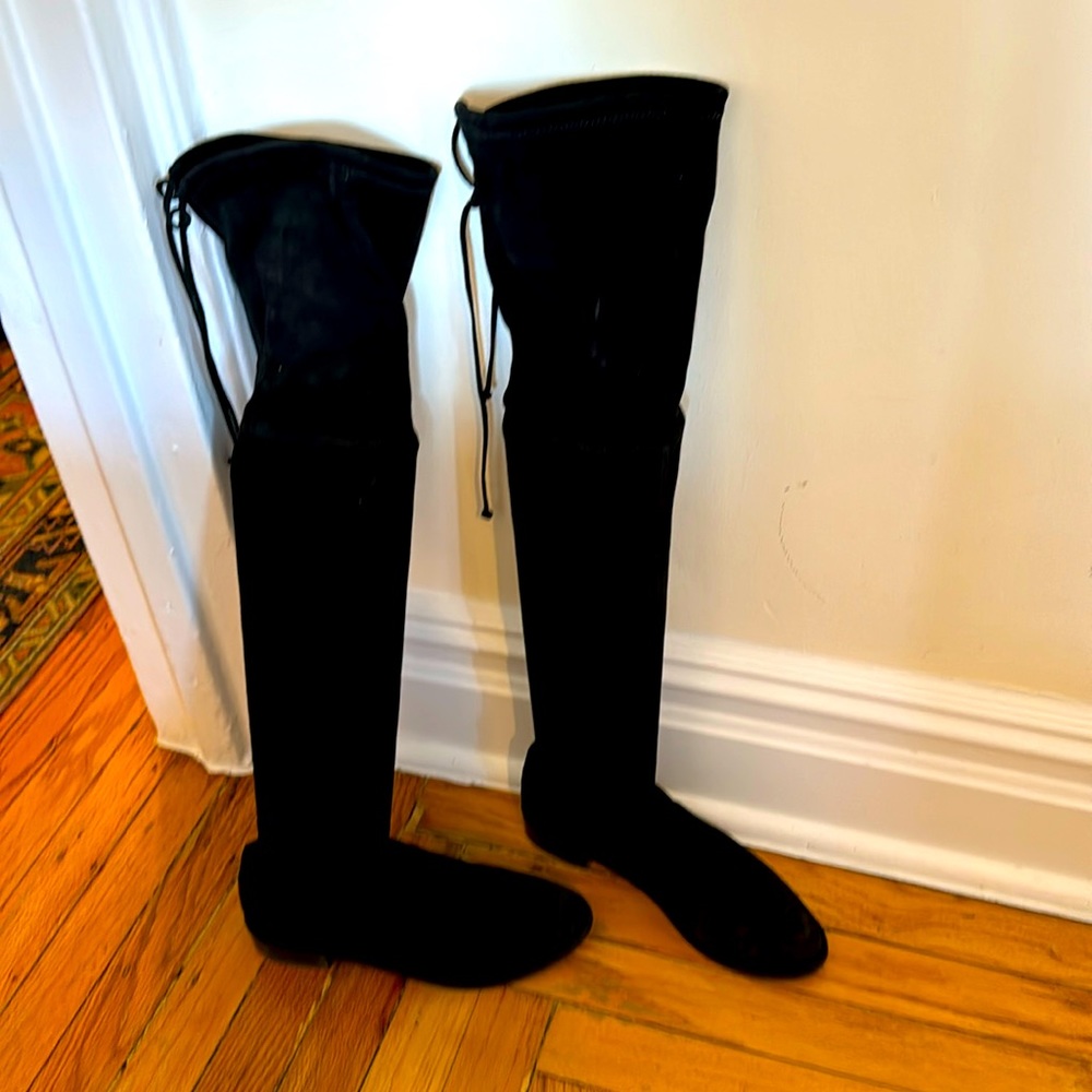 Stuart Weitzman Lowland Suede Thigh High Boot - image 2